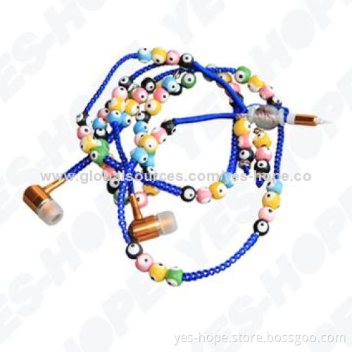In-ear Style Cute Necklace Earphones with 20-20kHz Frequency Response